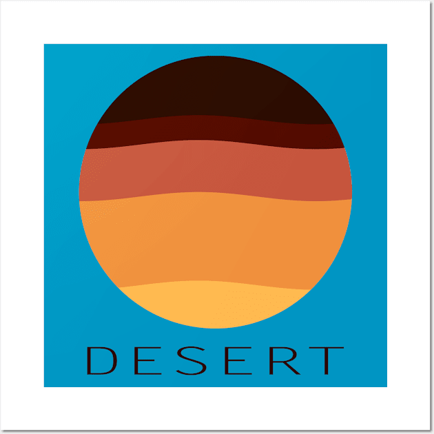 desert sunset Wall Art by pholange